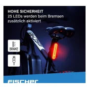 Fischer LED-Akku Bremslicht Stableuchte