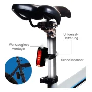 Fischer-Bike LED-Akku Beleuchtungs-Set