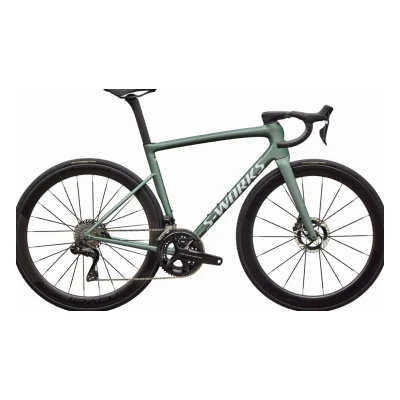 Specialized TARMAC SL8 S-Works DI2 GLOSS FJORD/PREMIUM METALLIC/WHITE