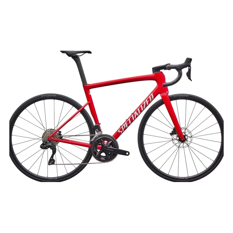 Specialized Tarmac Sl8 Comp 105 Di2 Gloss Red Tint Over Silver Dust